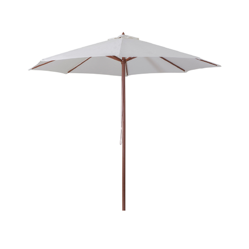 Parasol in wood garden parasol 3x4 mt ecru made in one piece and supplied without base