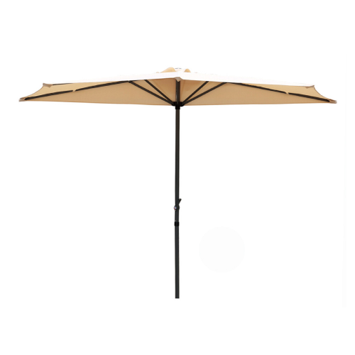 Wall umbrella with aluminum pole and polyester top Ø 270 cm for outdoor garden