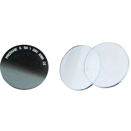 spare green flat glass slide for safety glasses? 50 mm