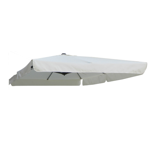 Ricambio telo top di copertura bianco per ombrellone Smeralda 2x3 mt decentrato