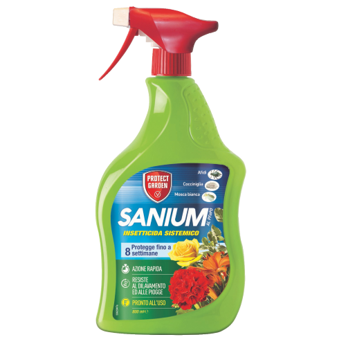 Bayer / Sbm systemisches Insektizid Sanium AL PFnPO 800 ml zur Bekämpfung von Insekten an Blumen- und Zierpflanzen
