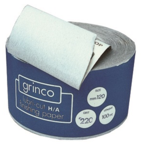 100 m roll of HA zinc finishing abrasive paper for pore fillers gr 320