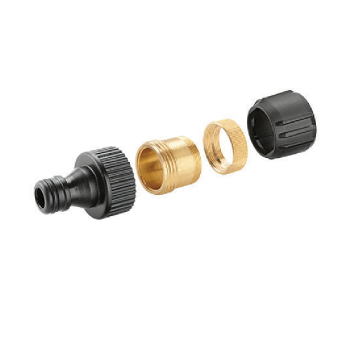 Karcher Art. 2.645.010 Special threaded brass tap connector to connect 3/4" kitchen or bathroom taps