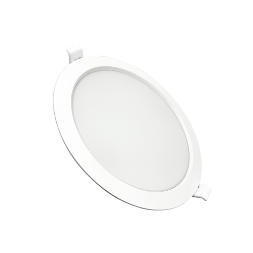 Driwei round white LED recessed spotlight 18W 4500k with driver for plasterboard 2-year warranty