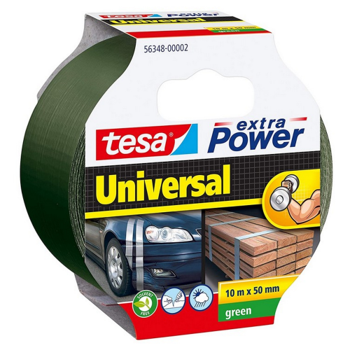 Tesa American Tape Extra Power grün 3 Schichten mm 50x10 mt wasserdicht beständig haftend