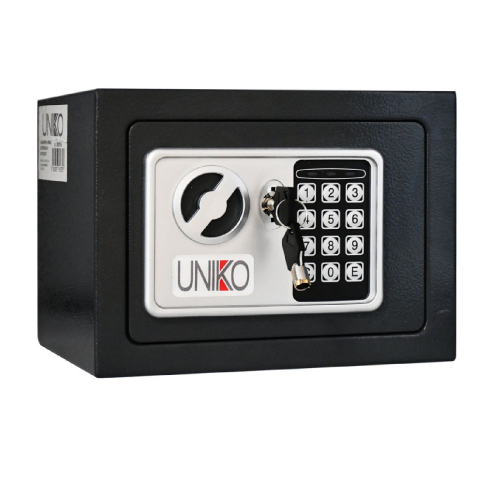 Uniko electronic cabinet safe 17E ALP 17x23x17 cm door thickness 6 mm with 2 bolts