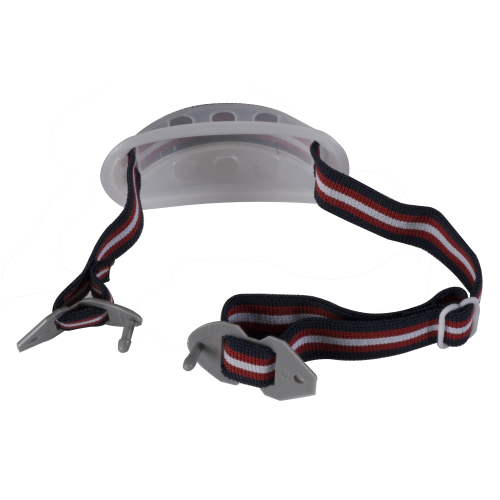 safety chin strap for helmets with strap and under chin