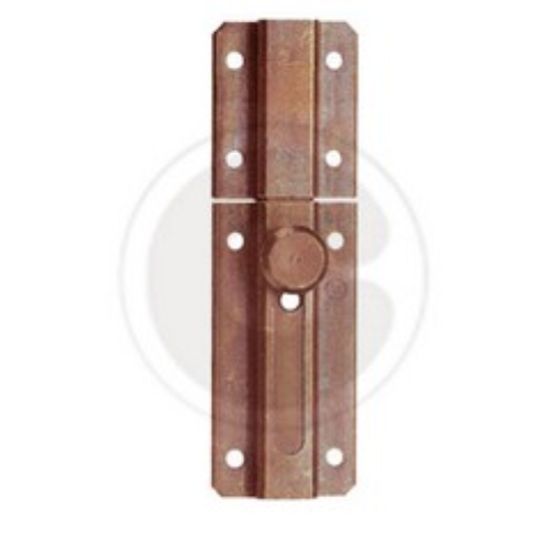 20 pz catenaccio catenacciolo orizzontale acciaio bronzato 120 mm porte porta