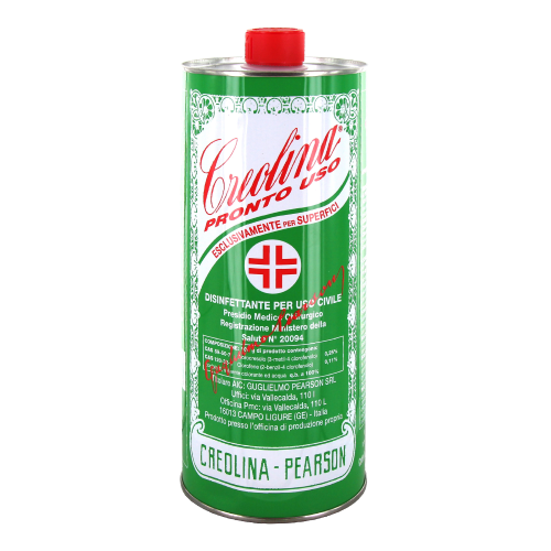 Nettoyant désinfectant Creolina Pearson prêt pour un usage domestique de santé publique 1 litre non destiné à un usage alimentaire
