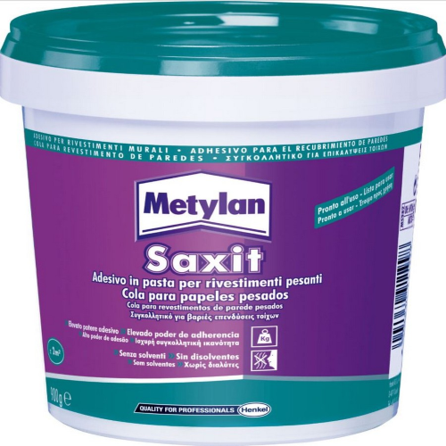 Metylan Saxit 900 gr adesivo acrilico colla collante rivestimenti murali