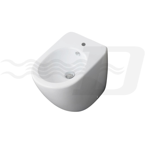 Althea wall hung bidet Cover white porcelain tap