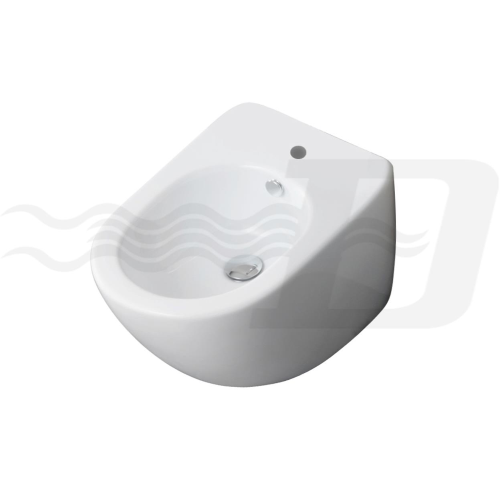 Althea wall hung bidet Cover white porcelain tap