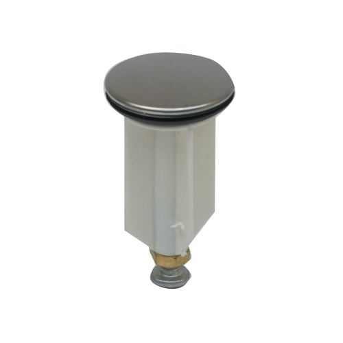 Pop-up waste plug for sink 1" covered in stainless steel with gasket