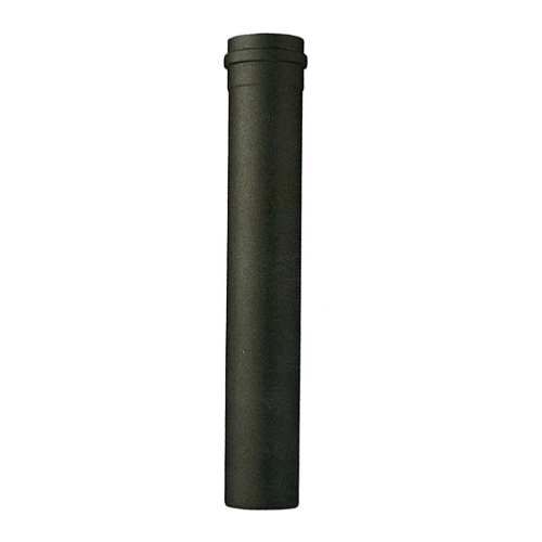 Tubo per stufa a pellet porcellanato nero opaco diametro Ø 10 cm altezza 100 cm fornito senza guarnizione