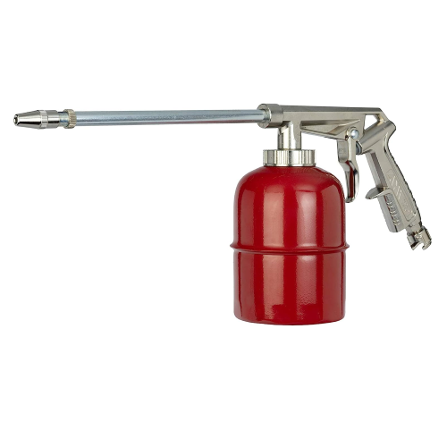 Pistola de gasóleo Ani 1 lt Art 26/B-TN empalme 11/A depósito de chapa plastificada regulador de aire incorporado boquilla orientable