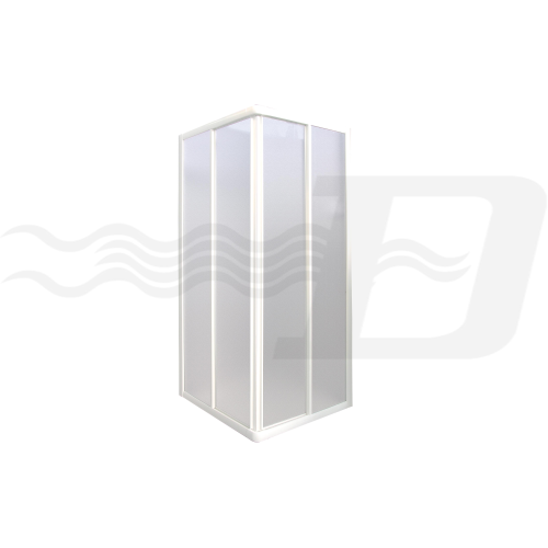 double-sided shower enclosure B-Lux heavy model 68-73x98-103 cm 185h