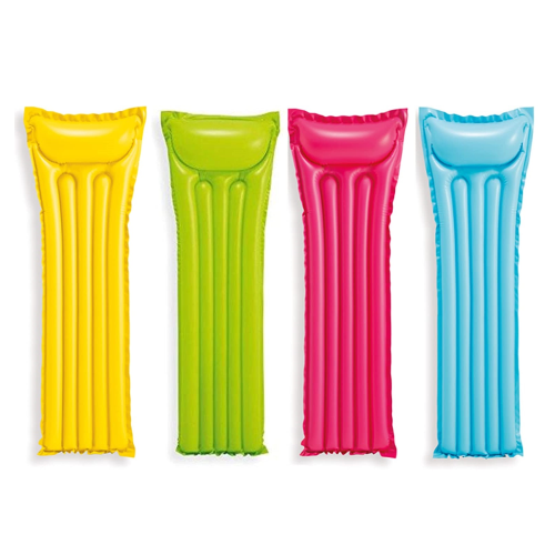Intex 59703 lit gonflable eco couleur unie couleurs assorties pour piscine mer cm.183x69
