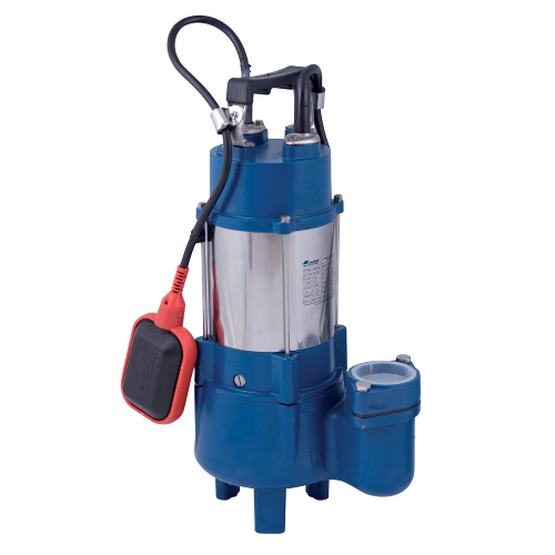 Vortex VTXS 100G electric submersible pump for dirty water 1.0 Hp cast iron body and automatic float