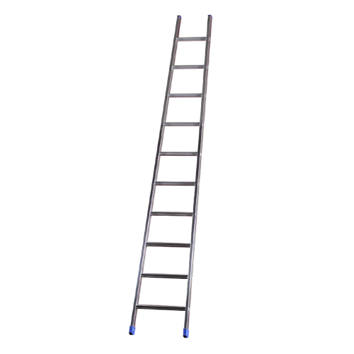 Agril professional trapezoidal aluminum ladder 14 steps pitch 28 cm height 410 cm with non-slip step