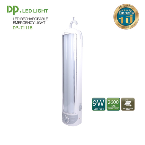 Dp llevó la lámpara llevada recargable portátil ligera de la emergencia y/o del trabajo de la antorcha 2600mAh de la lámpara 9W