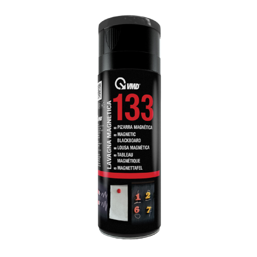 VMD 133 spray lavagna magnetica 400 ml nero superficie sovrascrivibile con normali gessetti e magnetica