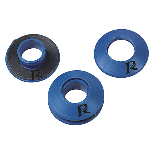 Ribimex 10 pieces self-drilling nylon eyelets for piercing sheets and tarpaulins