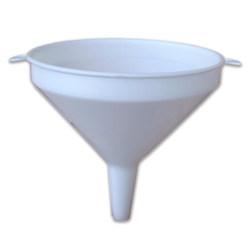Moplen funnel Ø 22 cm with filter holder without filter for wine oil grapes must plastic transfer funnels