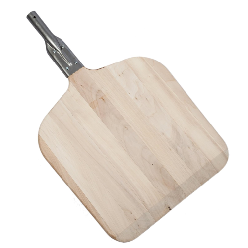 Sickle pizza shovel in maple wood 32.5 x 47 cm without handle pizza chef wood oven kitchen made in Italy