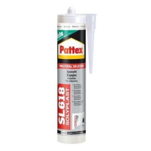 Pattex SL618 transparent silicone 300 ml sealant for mirrors and glass