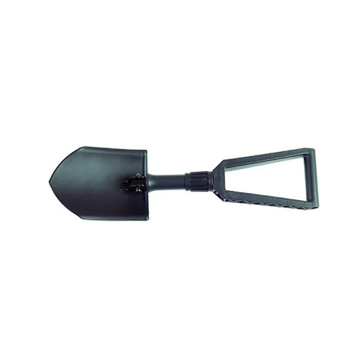 Fiskars 2 in 1 folding shovel that can be used as a spade or hoe in tempered steel