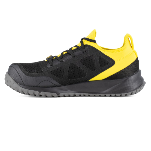 Reebok IB4095S3 all terrain safety scarpe basse da lavoro antinfortunistica in neoprene nera/gialla S3 con puntale in alluminio e suola antiperforazione