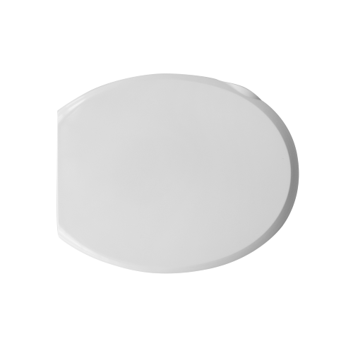 Abattant WC pour WC Durolux Atlantic blanc 42-44 x 37 cm entraxe charnières métalliques réglables 14,5-16,5 cm