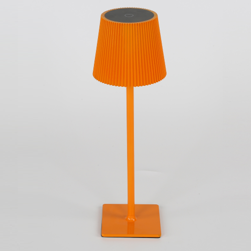 Lampe de table LED à lumière réglable 3000K/4000K/6000K batterie rechargeable orange