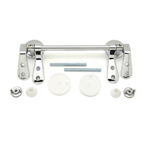 Chrome rod hinge for universal seats hinge distance 16 cm accessories and spare parts for toilet seats