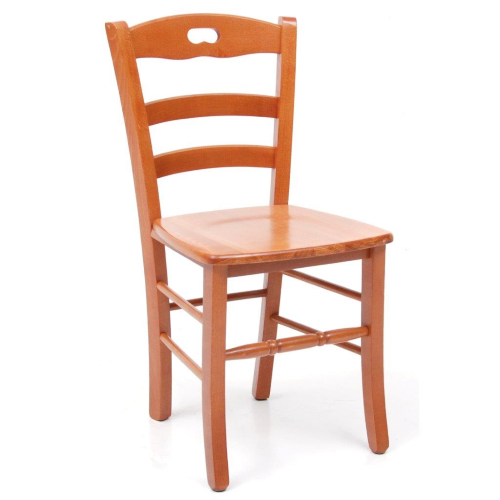 Chaise de fauteuil Loris en meubles en bois de cerisier massif