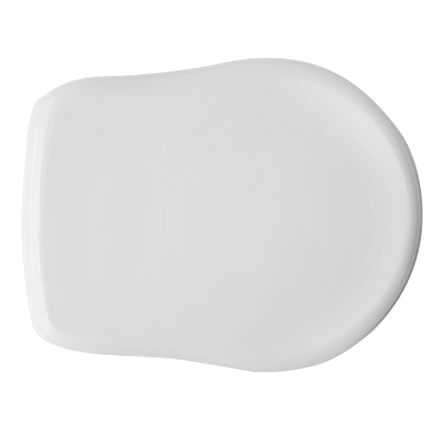 Axa toilet seat for County series white toilet bowl 41.5-47 x 35.5 cm with adjustable hinges in stabilized wood