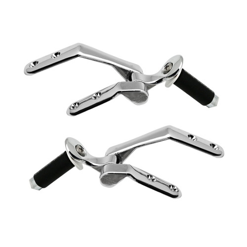 Chrome fixed expansion replacement hinge kit for Conca seat Mod. C40 toilet seat accessories and spare parts