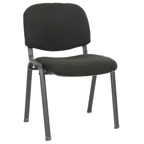 Venere Stuhl aus schwarzem Stoff fÃ¼r Home Office StÃ¼hle Sessel