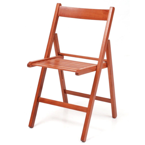 folding chair in cherry wood beech wood outdoor terrace garden furniture