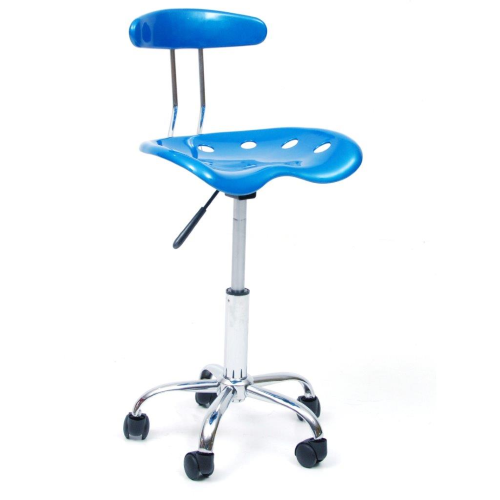 chaise fauteuil pivotant Nice bleu bleu mobilier de bureau Ã  domicile Ã  roulettes