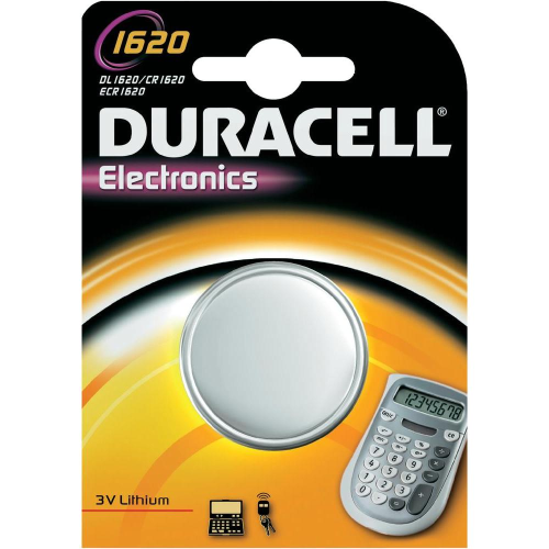 Duracell Electronics button battery CR1620 3V lithium cell battery cells