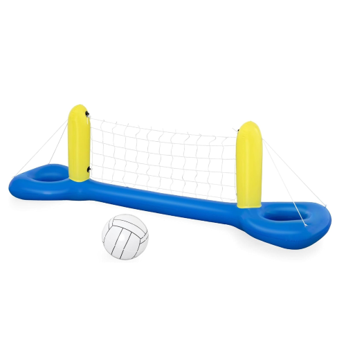 Bestway 52133 set gonfiabile volley pallavolo per piscina mare realizzatro in vinile con pallone