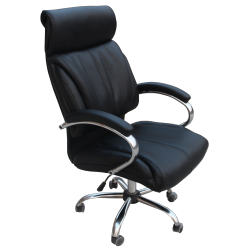 chaise de direction UT-C823 mobilier de bureau en cuir Ã©cologique noir chaise pivotante