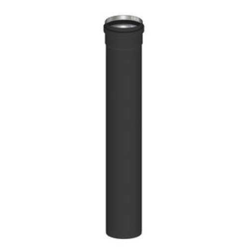 50 cm black aluminum tube? 80 mm for stove pellet stoves gasket