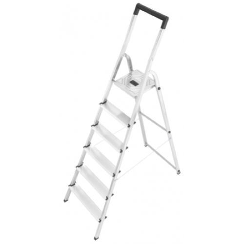aluminum ladder ladder Hailo L 40 with 6 steps ladder for domestic use