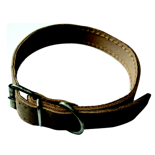 leather collar for dog dogs without studs 25x510 mm animal items