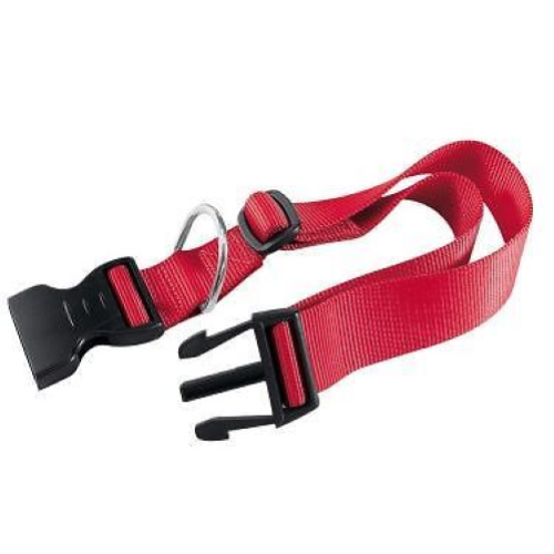 Collar para perros Club rojo ajustable 23-32 cm artículos de animales de nylon