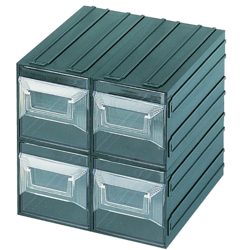 Terry small parts storage box Vision 17 with 4 drawer compartments