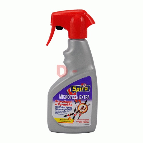 Microtech Insecticida extra spray 400 ml para mosquitos hormigas cucarachas