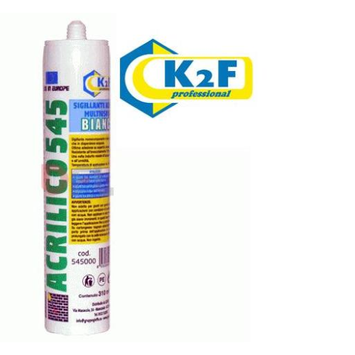 K2f Silikonacryl 310 ml weiÃŸer Ã¶kologischer geruchloser Dichtstoffkleber